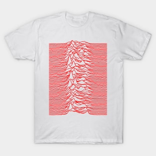 Unknown Pleasures [Red Lines J01] T-Shirt